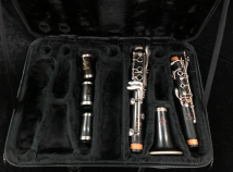 Buffet Crampon Paris France R13 A Clarinet with Silver Key Work, Serial #483615